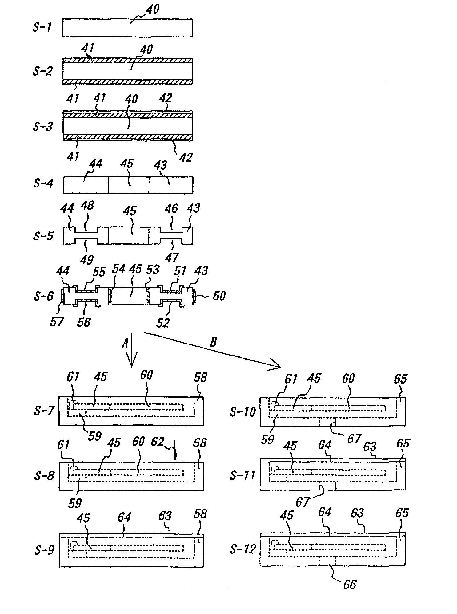 Method for manufacturing a quartz crystal unit