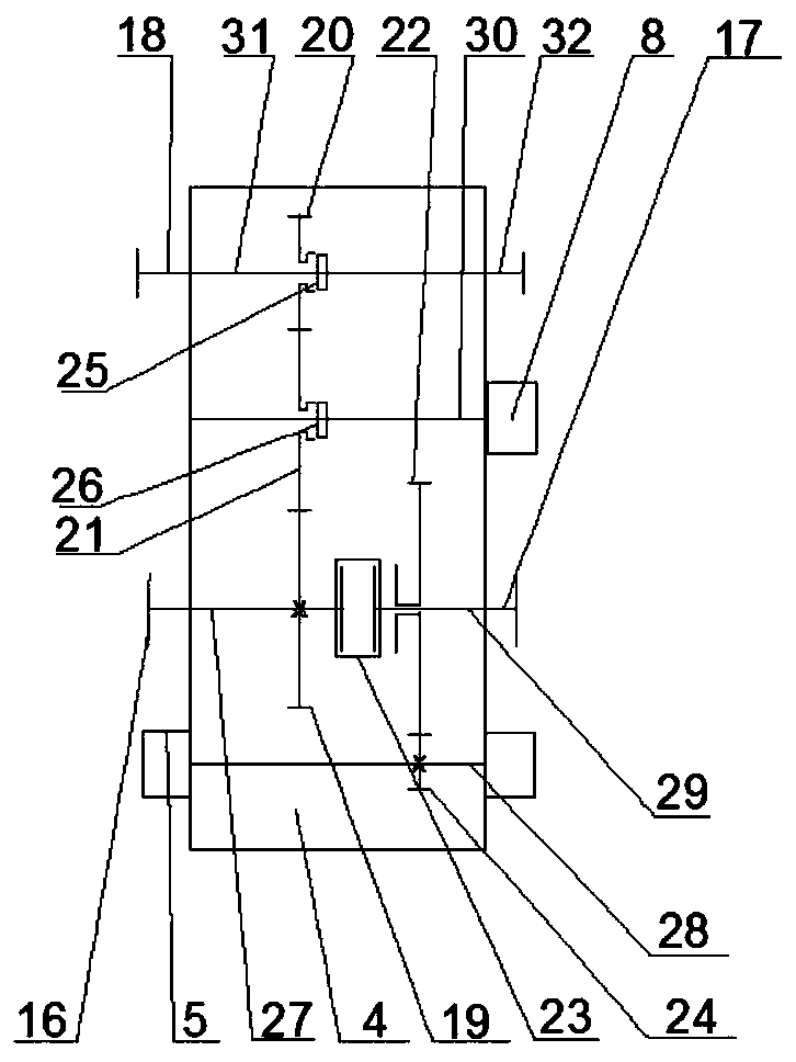 Single-engine multiple-transmission operation mode