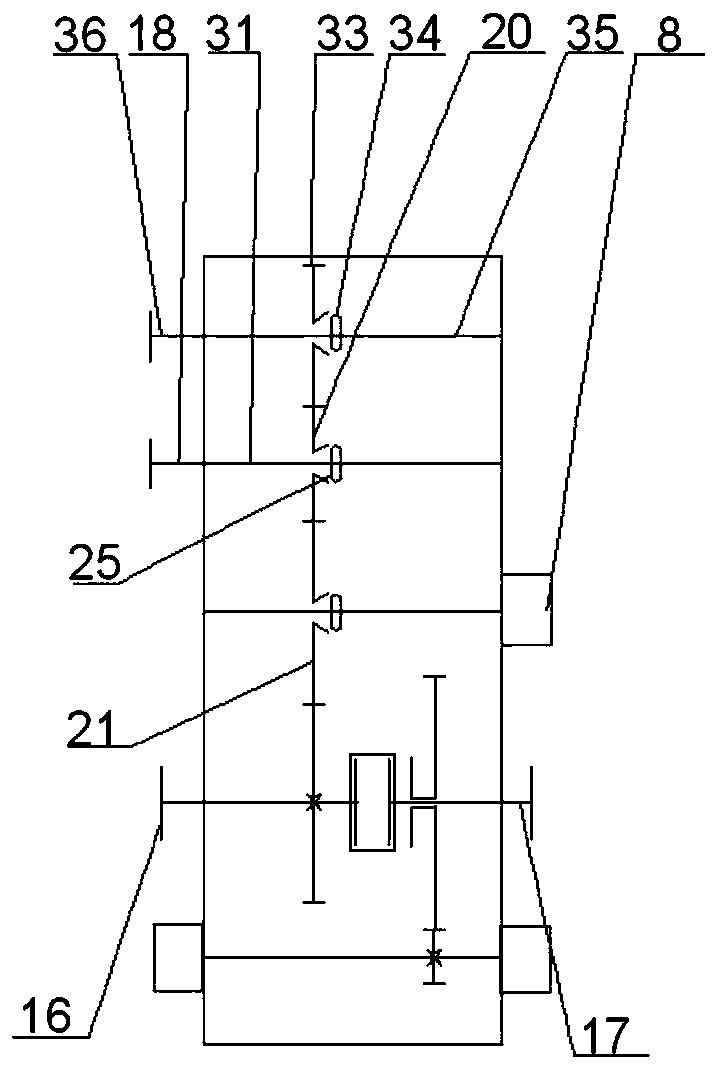 Single-engine multiple-transmission operation mode