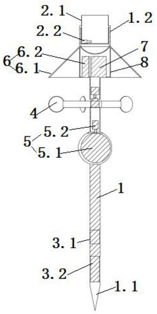 Side slope monitoring device