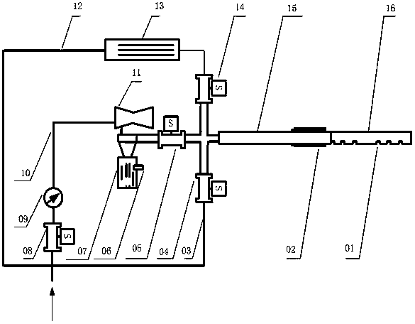 Total-cross-section fly ash sampling and collecting device and automatic control method