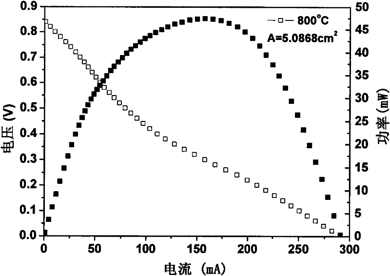 A direct carbon solid oxide fuel cell