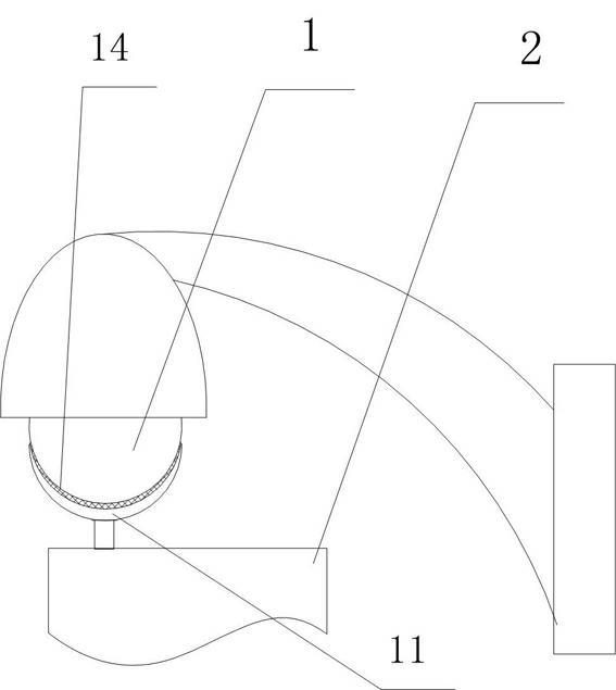 Automatic cleaning device of monitoring camera