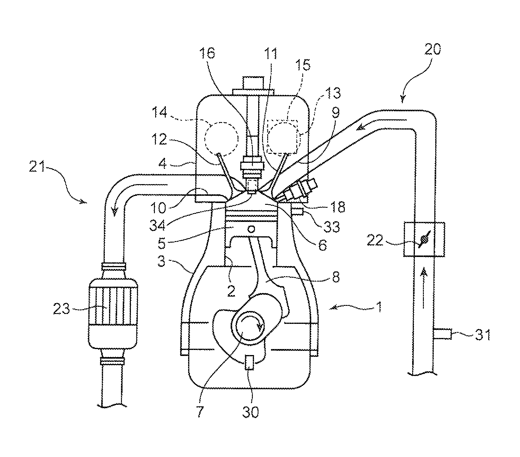 Abnormal combustion detection method for spark-ignition engine, and spark-ignition engine