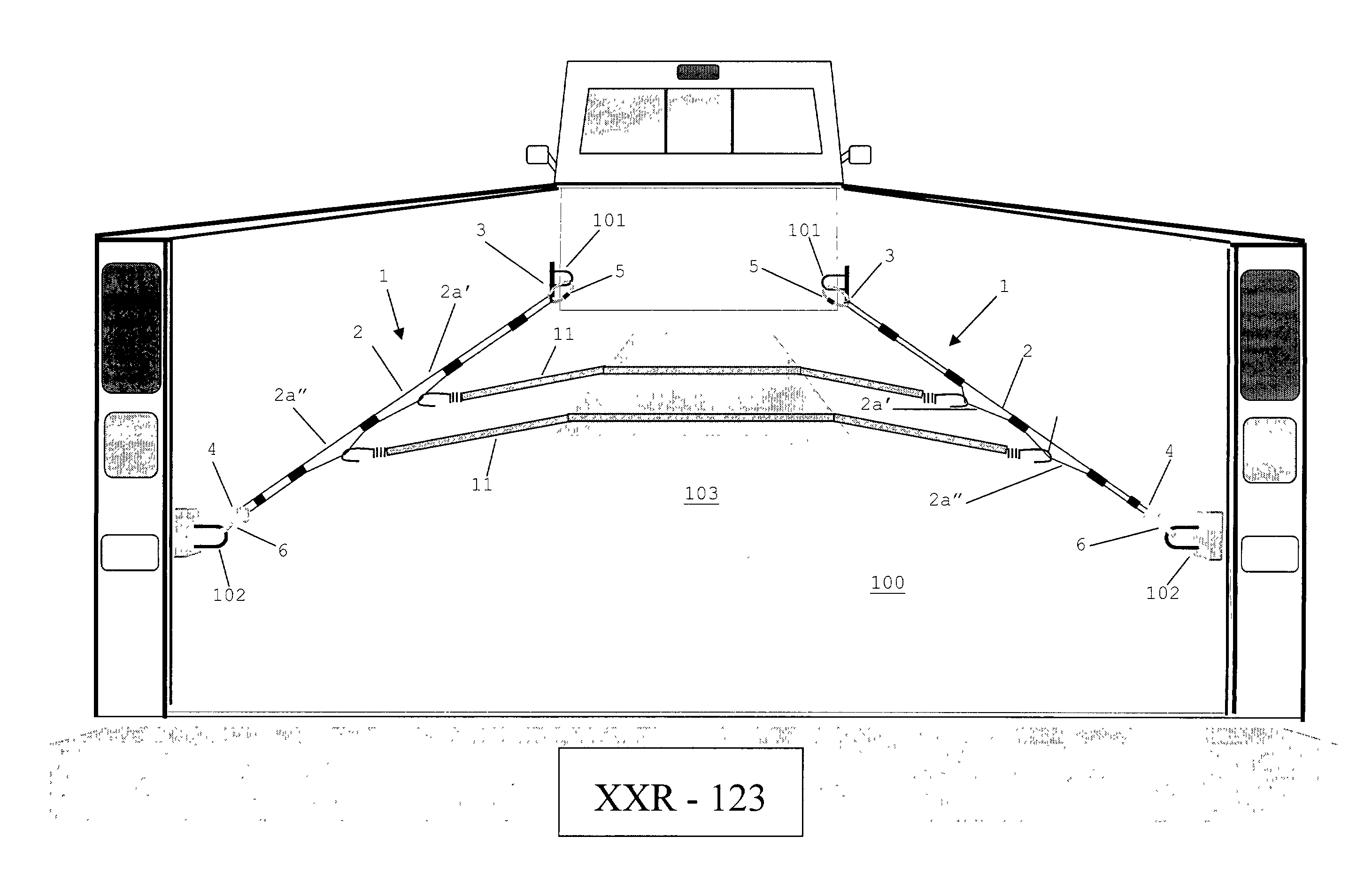 Tie-down cable for vehicle beds