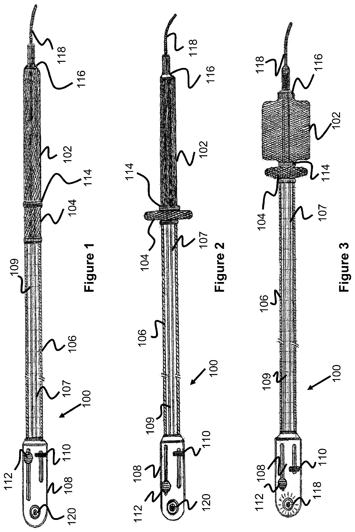 Temporary aortic occlusion device