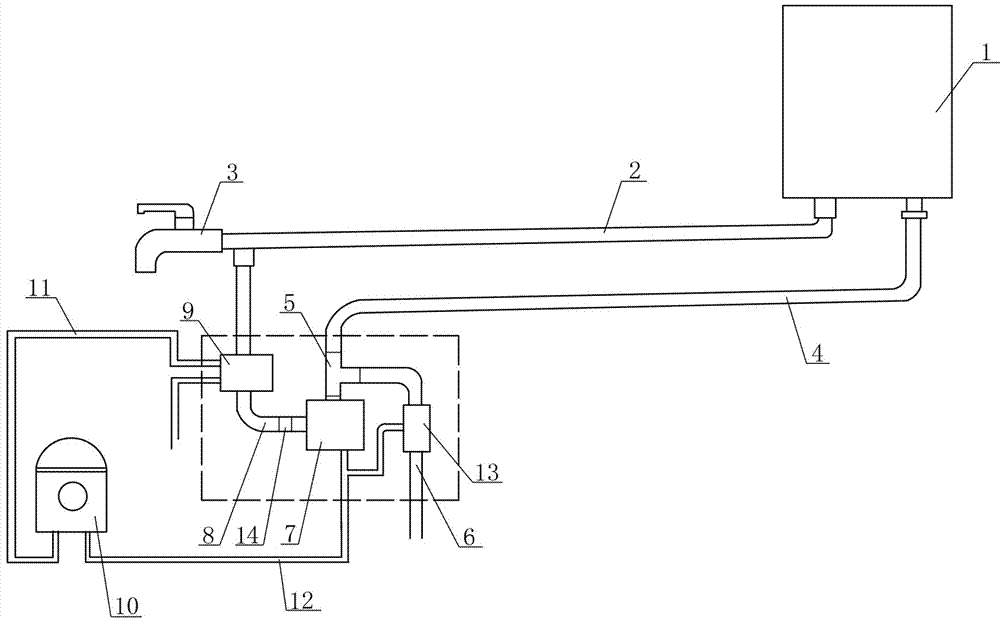 Water-saving device for water heater