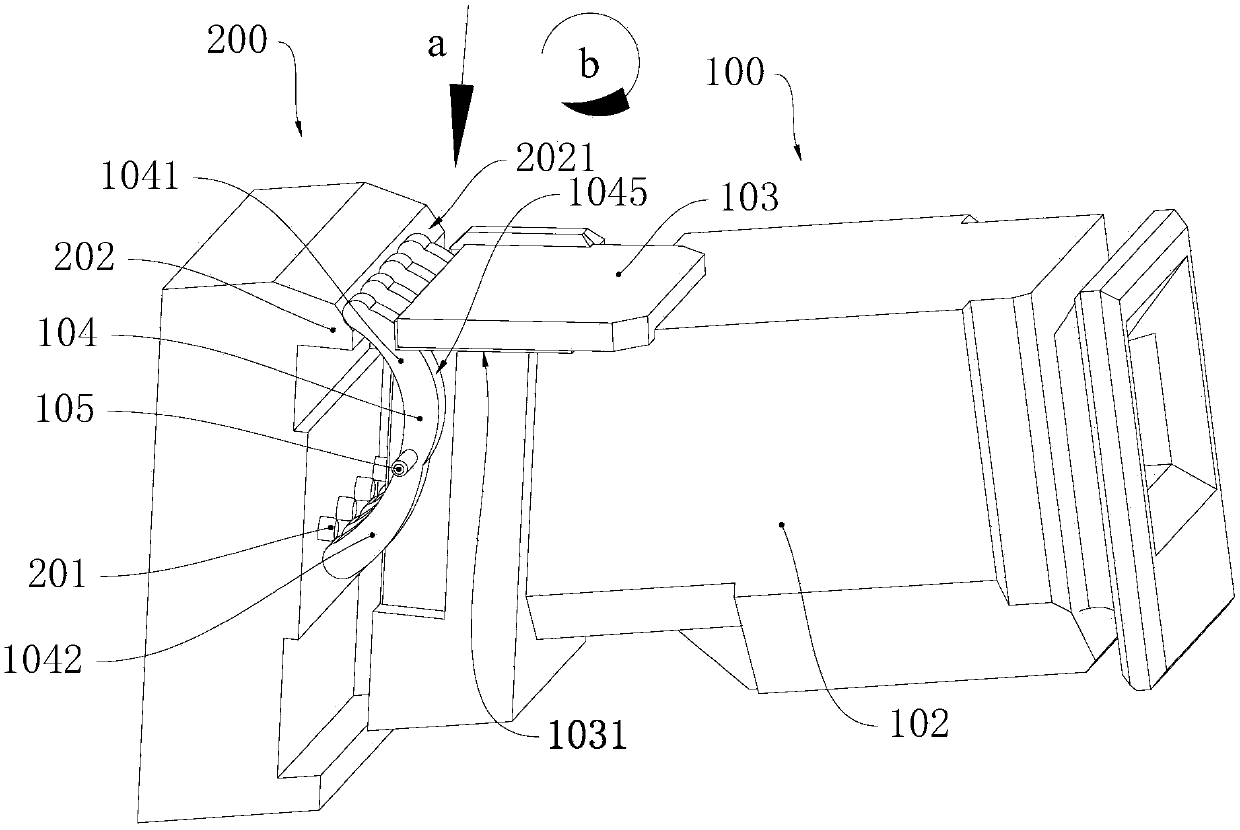 Chip contact assembly and consumable container