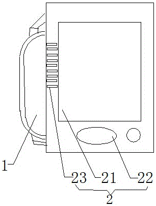 Elastic sleeve-belt intelligent blood pressure meter