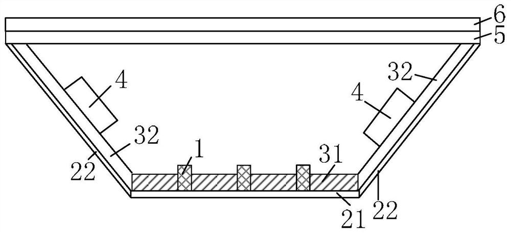 Direct type backlight module and display device including same