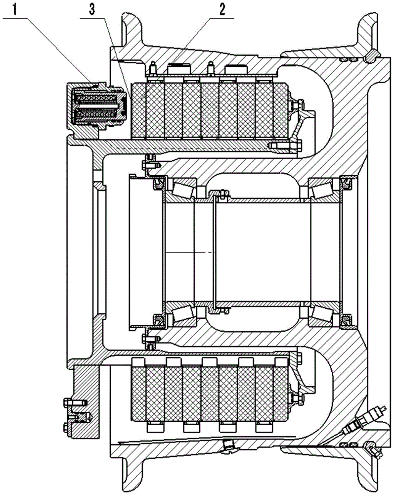 A heat insulation device for aircraft brake wheel