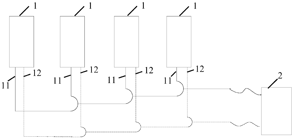 Multi-connected air conditioner system, outdoor unit, defrosting control method and device thereof