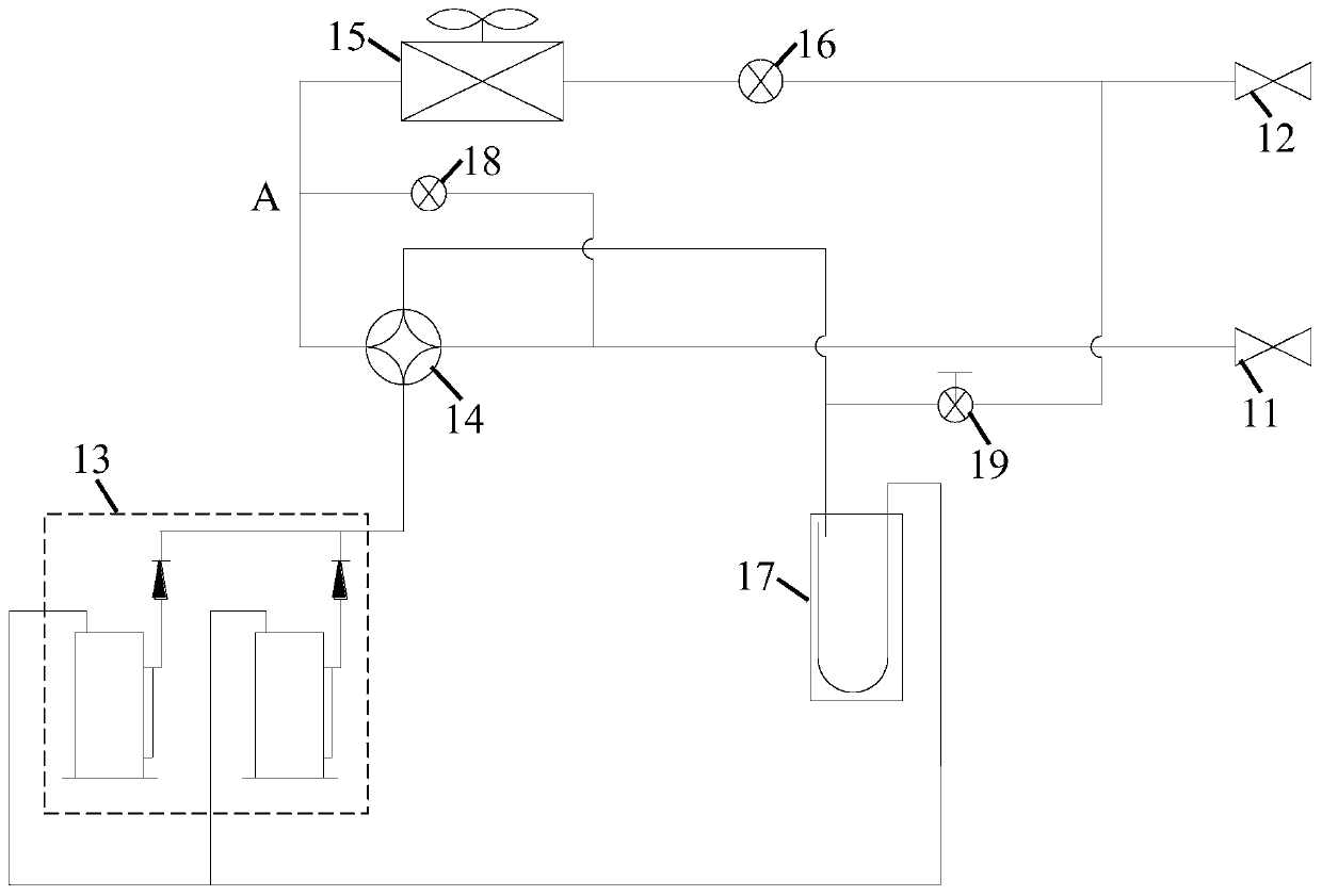 Multi-connected air conditioner system, outdoor unit, defrosting control method and device thereof