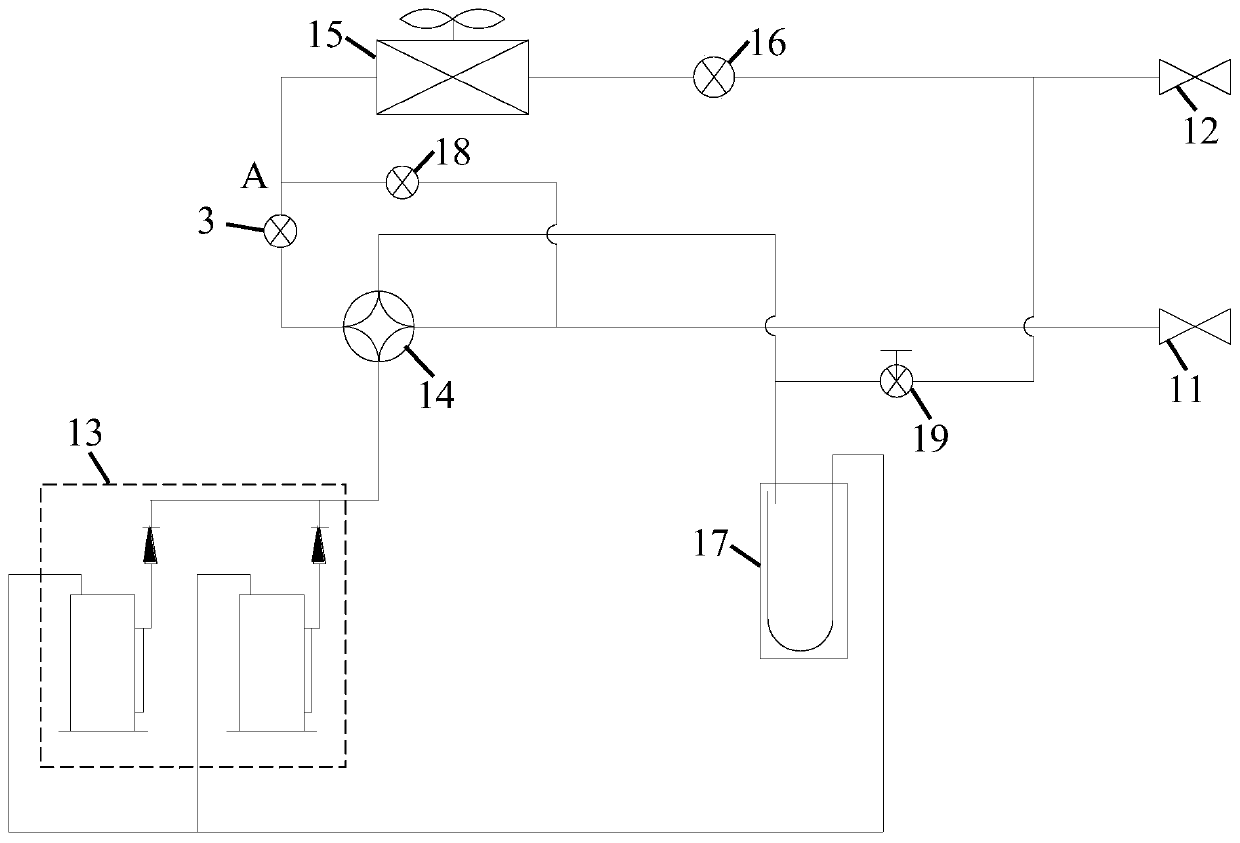 Multi-connected air conditioner system, outdoor unit, defrosting control method and device thereof