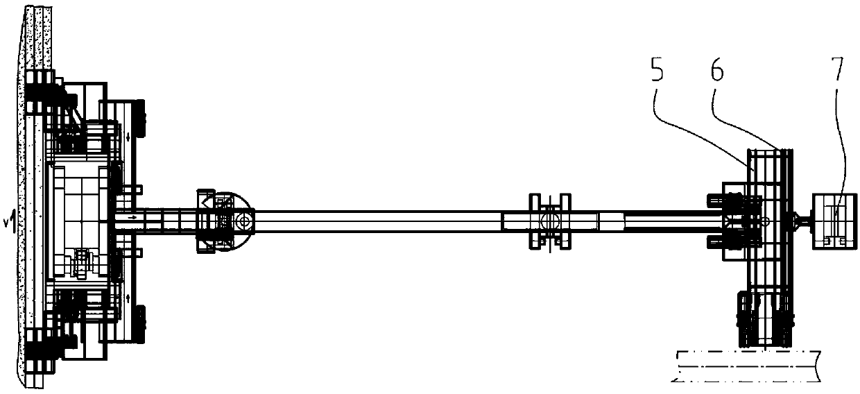 Strip mine continuous mining system