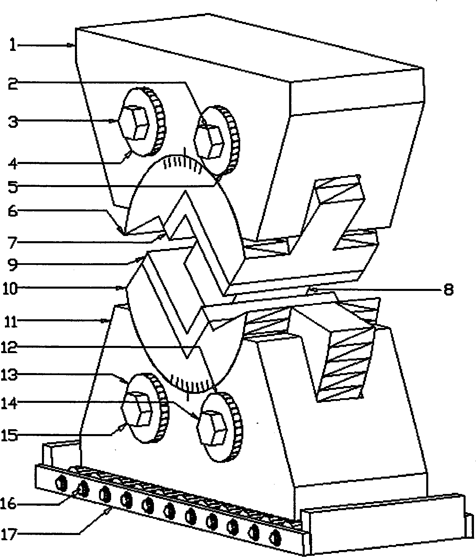 Compression shear test device