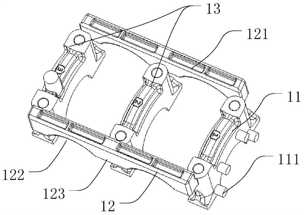 Engine main bearing cap and its matching method, engine