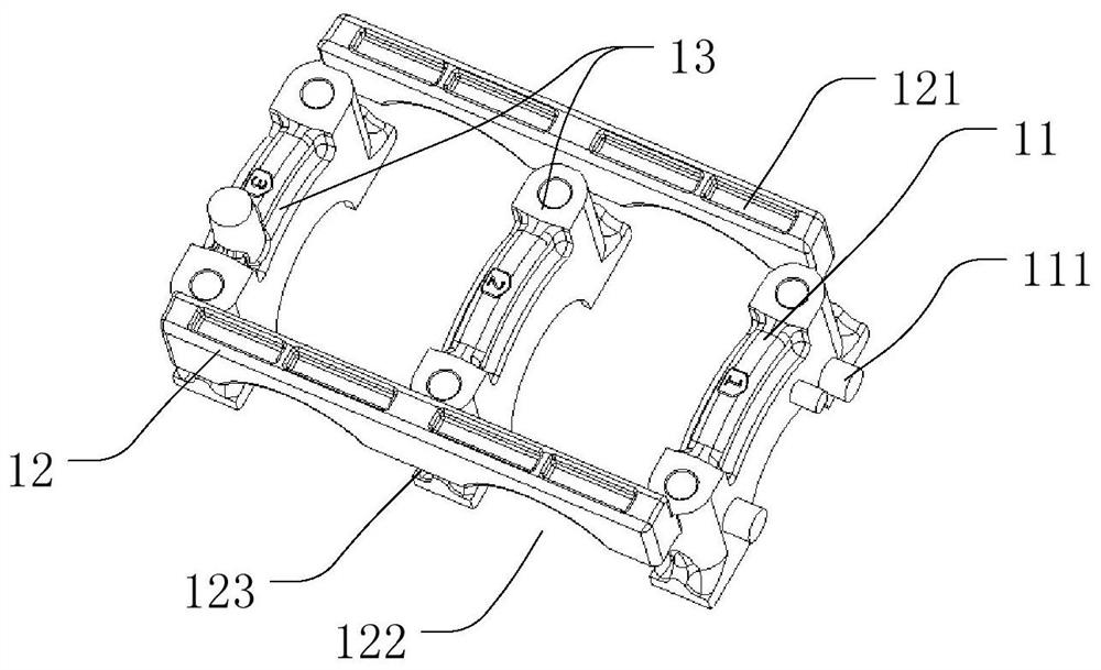 Engine main bearing cap and its matching method, engine