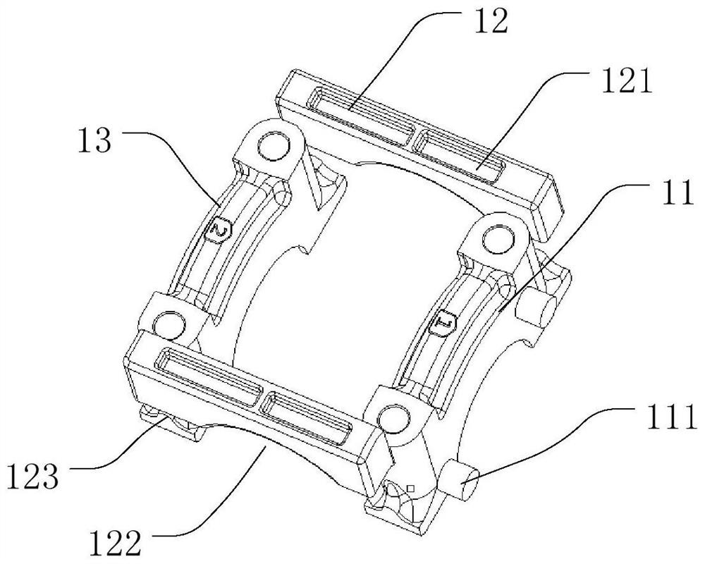 Engine main bearing cap and its matching method, engine