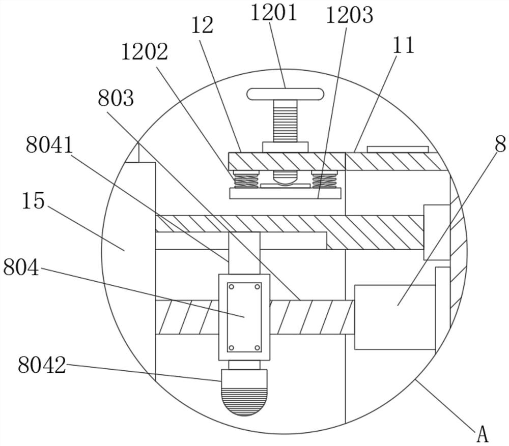 Rust removal device for pipe machining for garbage incinerator