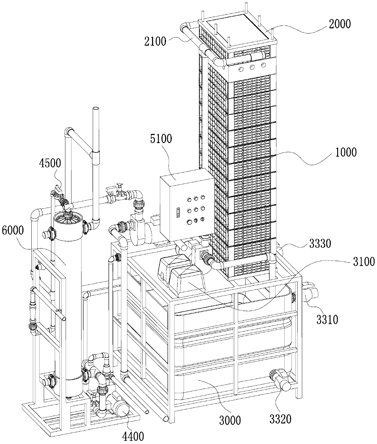 Wastewater treatment method, and cross-flow membrane bioreactor ultrafiltration system used therein