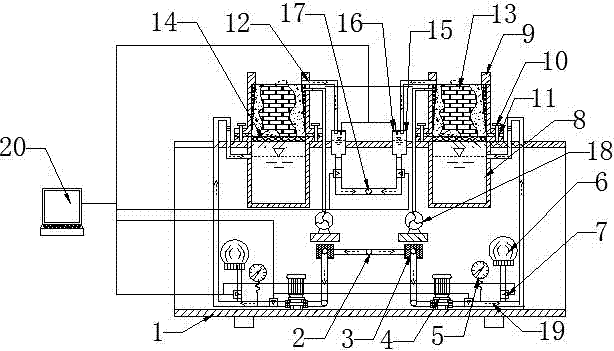 Permeation coefficient tester for irregular sample under different hydraulic pressure conditions and test method