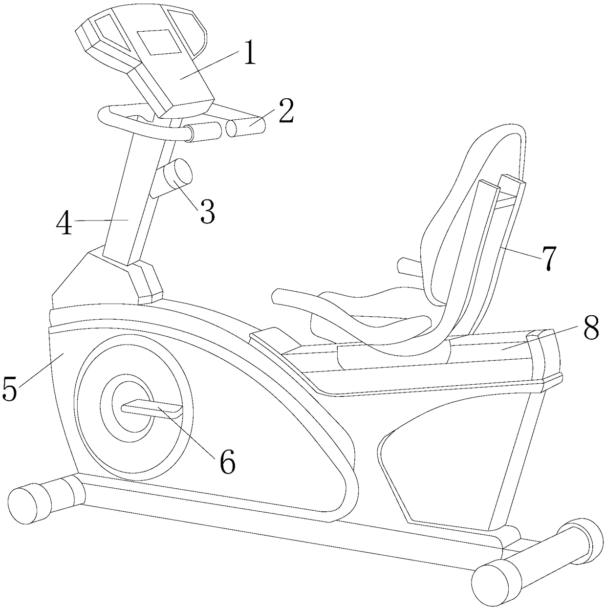 Self-generating exercise bike