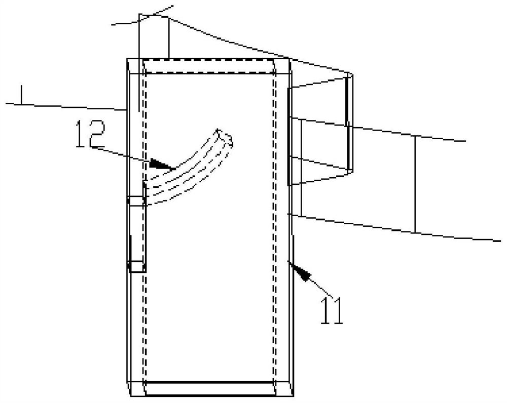 Connecting structure for control panel, motor control panel, stator assembly and motor