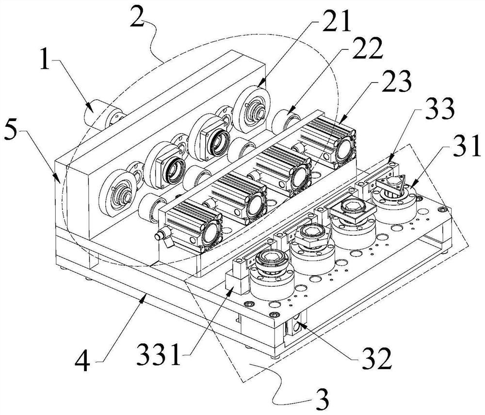 Multifunctional positioning device for machining rotating body part
