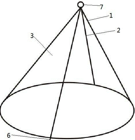 Stone stopper arranged in gall duct through choledochoscope