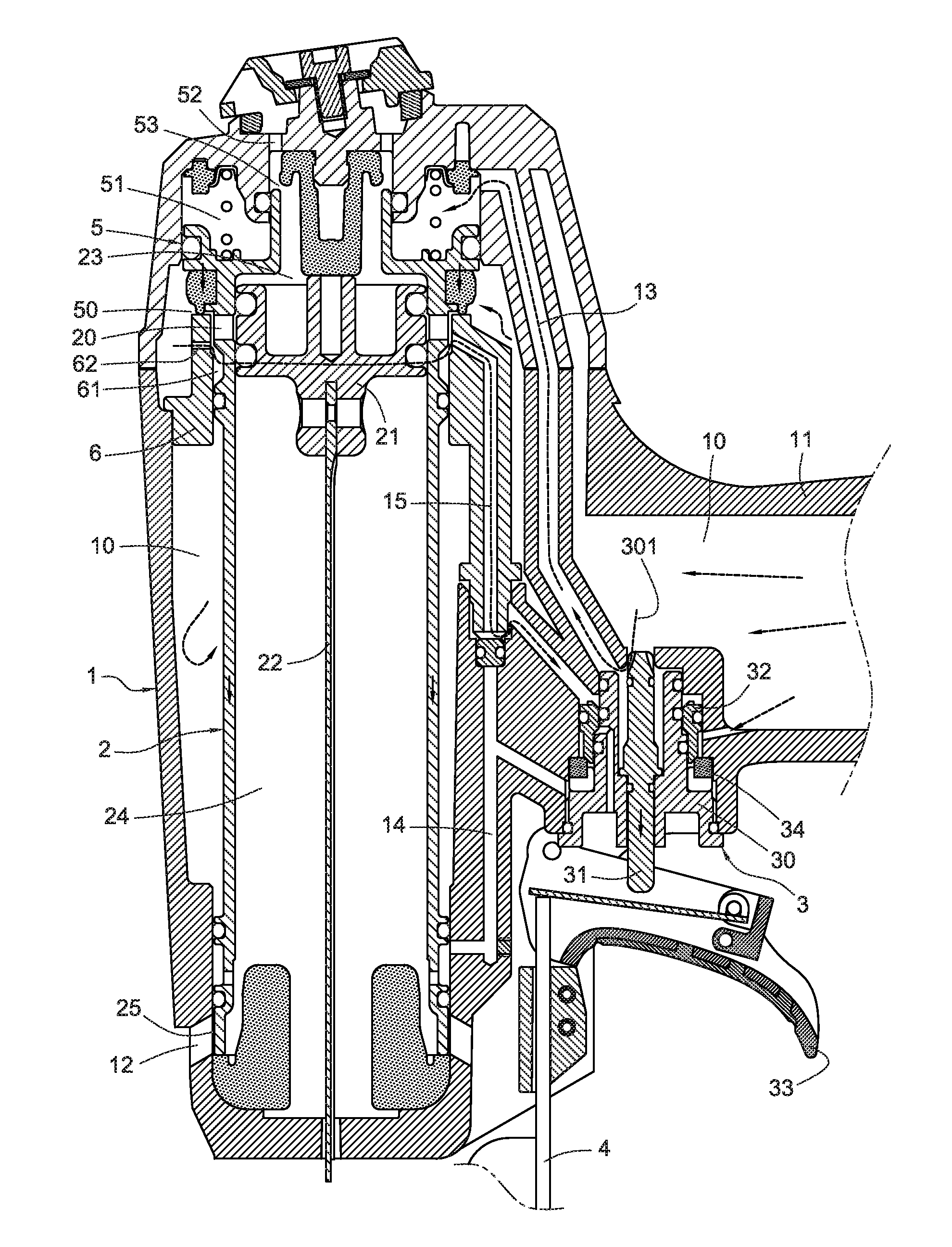 Trigger valve controlling device for pneumatic nail gun