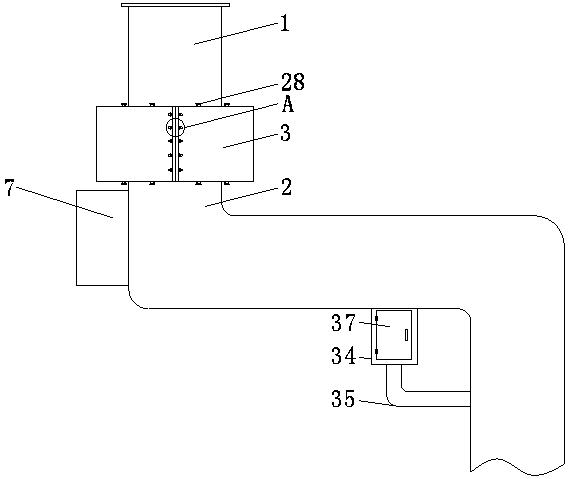 Anti-blocking device based on building water supply and drainage