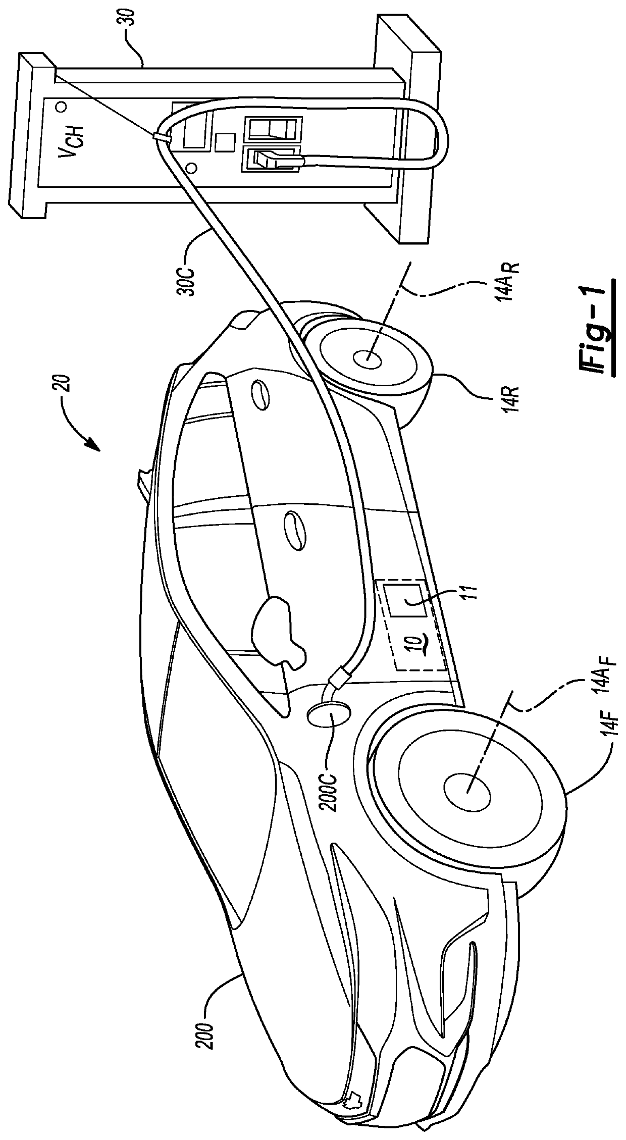 Electric powertrain with battery system having multi-pole high-voltage contactor