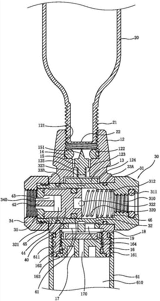 American style mouth and French mouth dual-purpose nozzle head