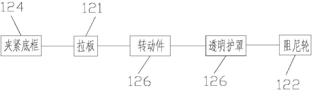 Safety protecting cover for numerical control cutting machine