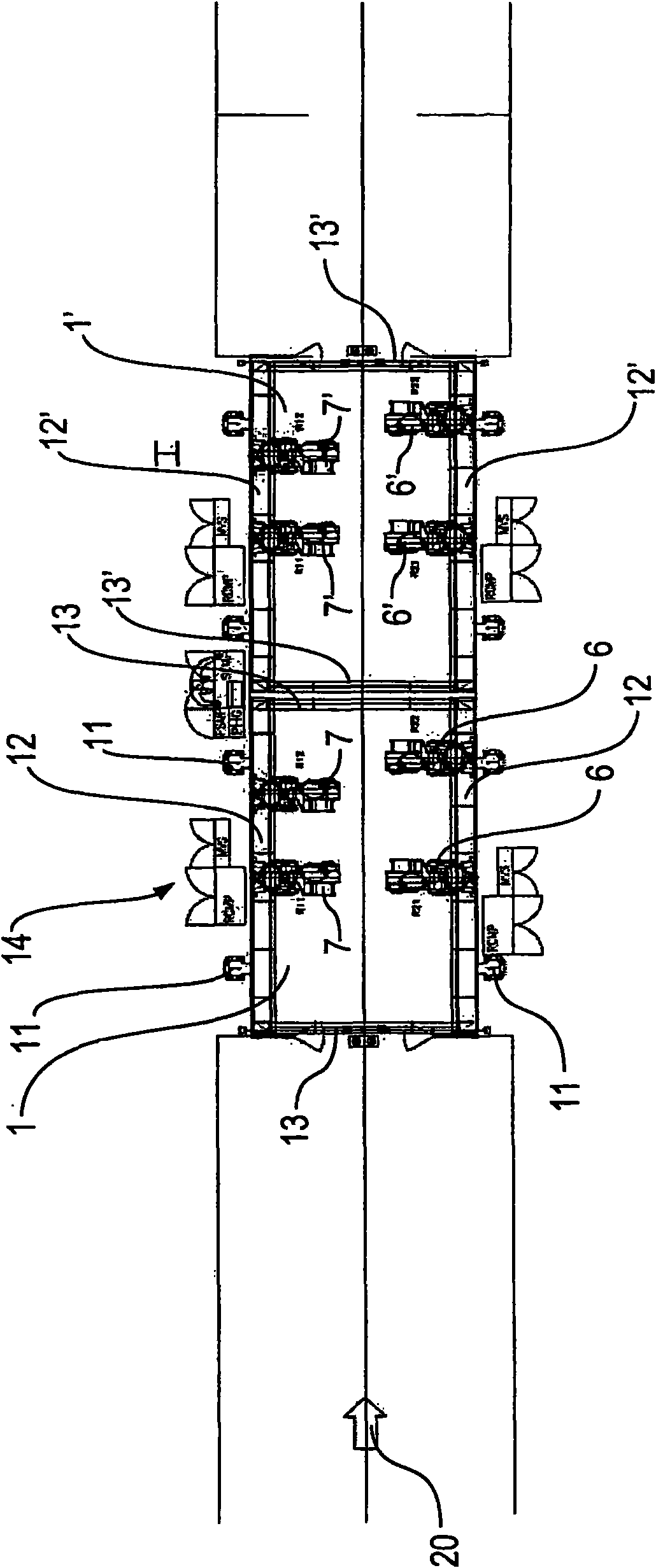 Coating system and method for the series coating of workpieces