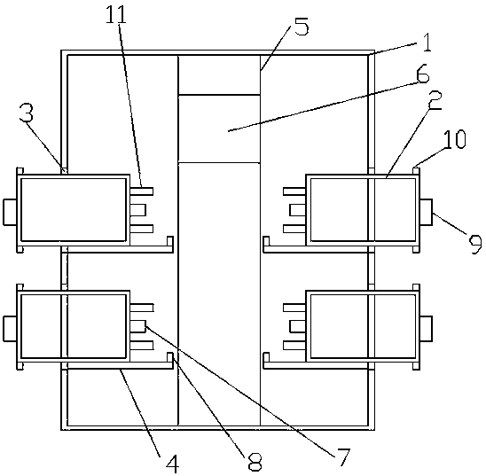 Drawer type one-piece switch cabinet