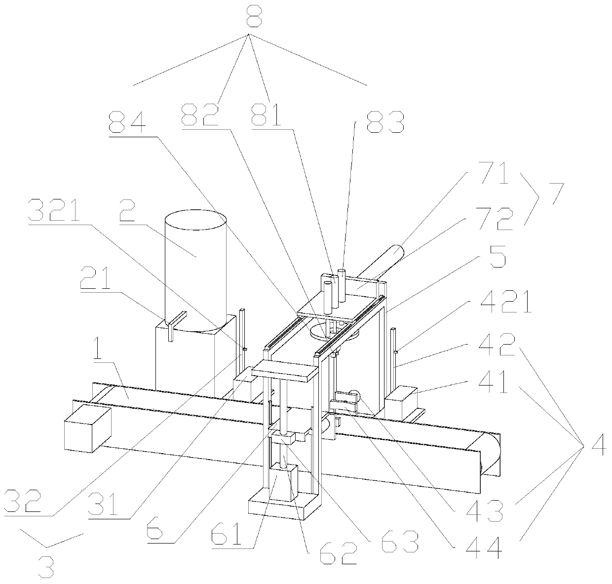 Adhesive collecting device