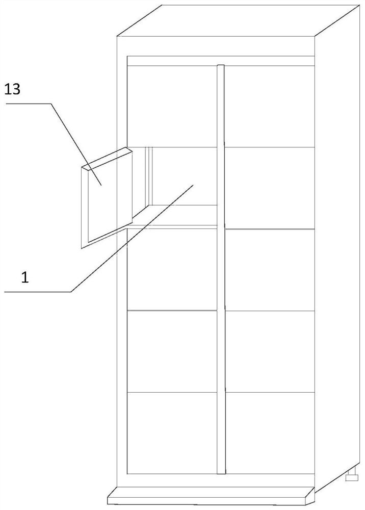 Self-service cabinet and control method thereof