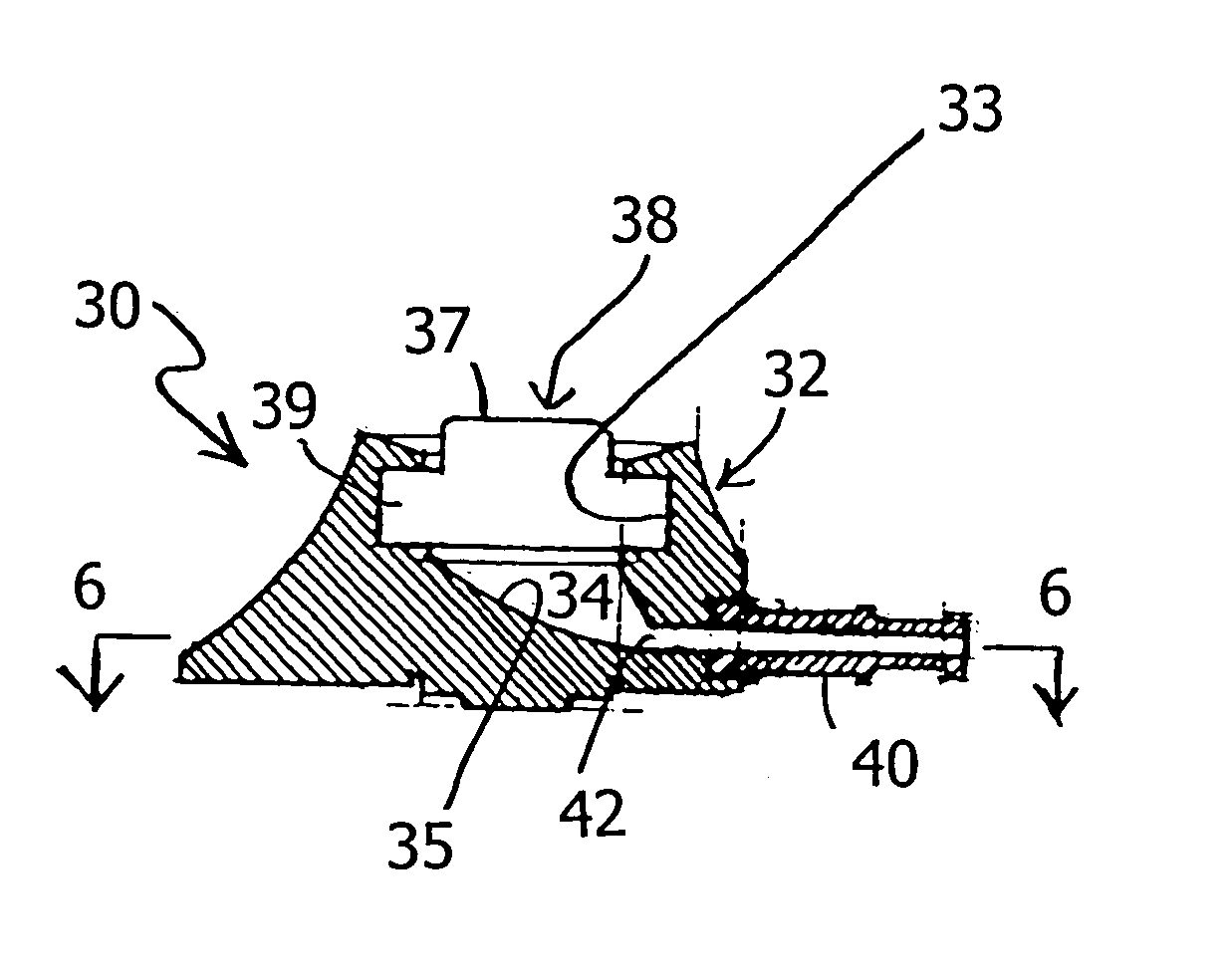 Subcutaneous vascular access port, and method of using same