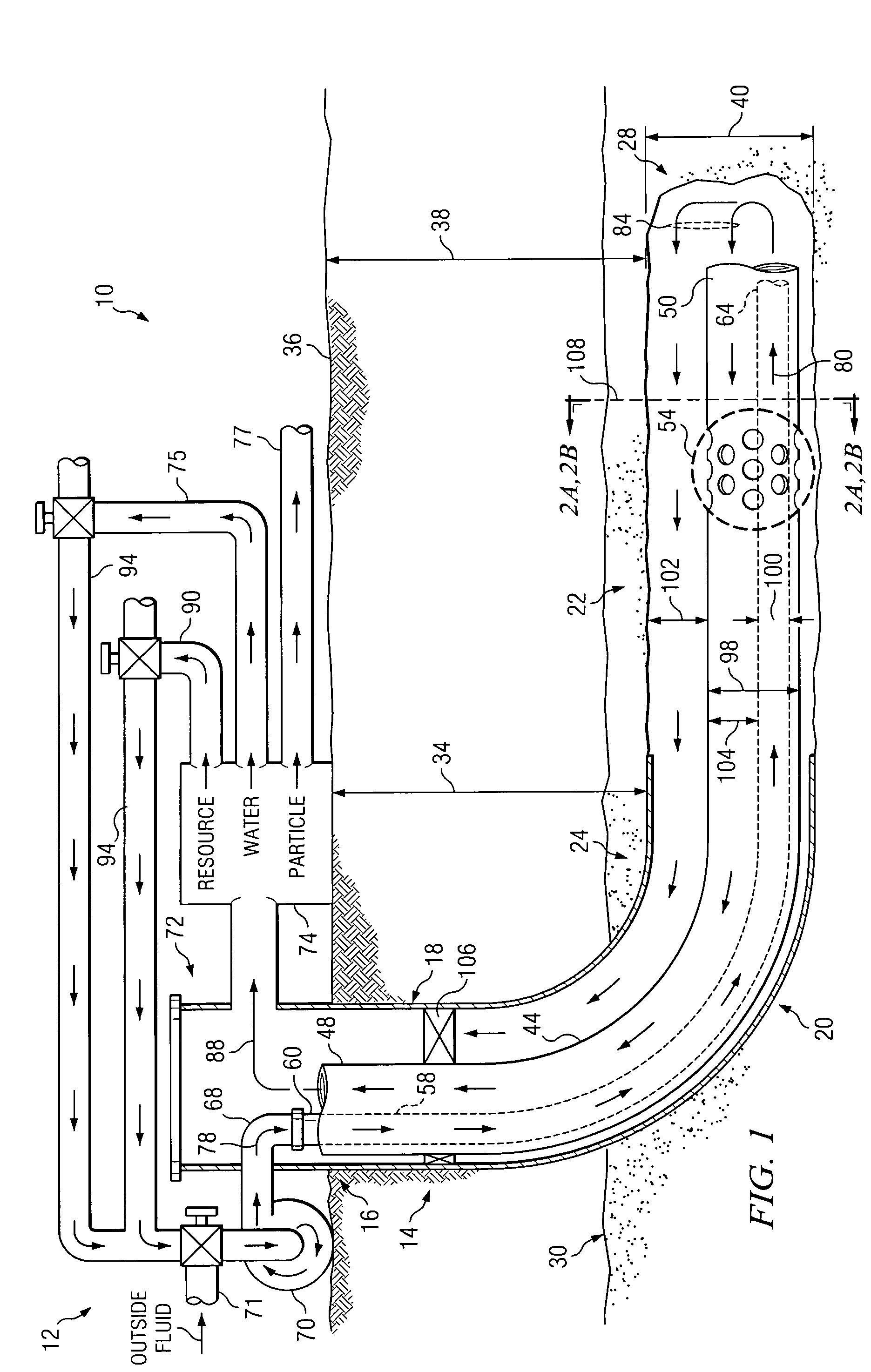 Method and system for extraction of resources from a subterranean well bore