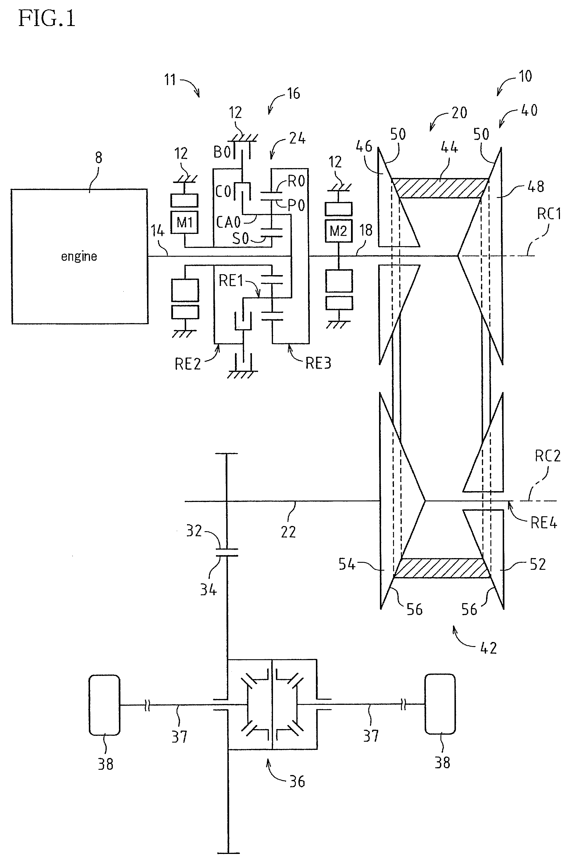 Control apparatus of vehicle drive apparatus