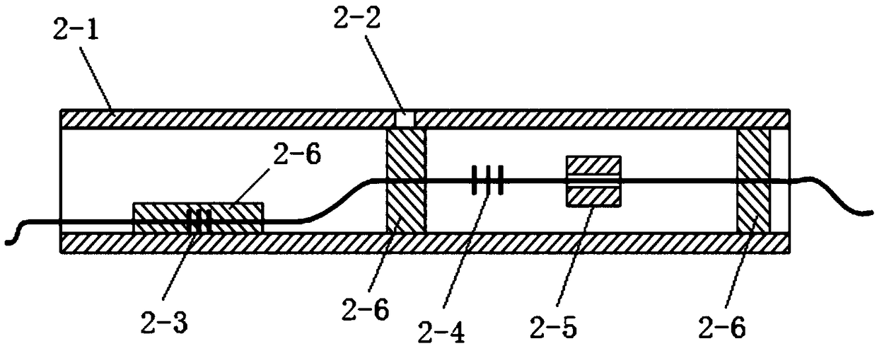 Flexible protective net foreign matter intrusion monitoring device based on optical fiber grating sensor