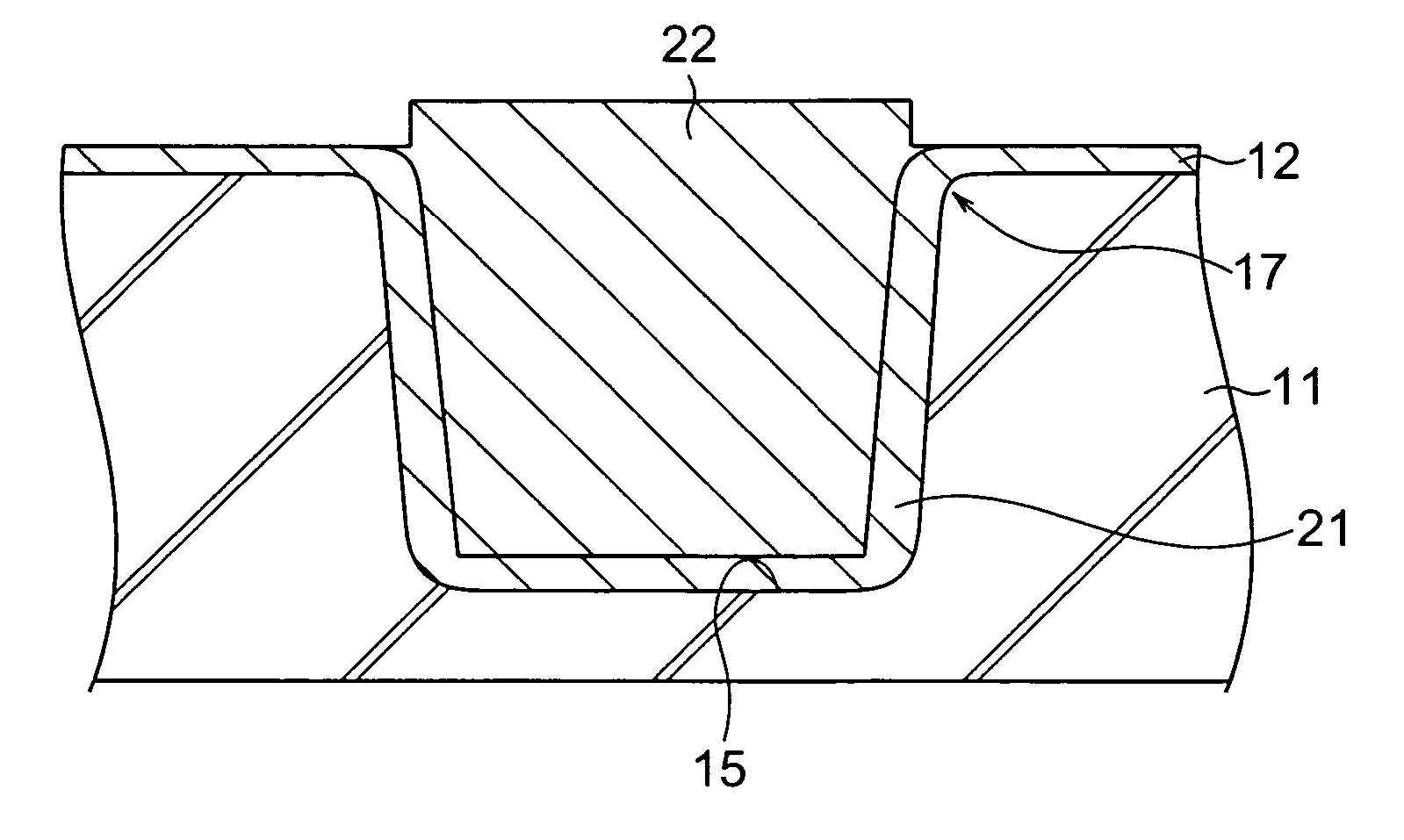 Method for manufacturing a semiconductor device having a STI structure