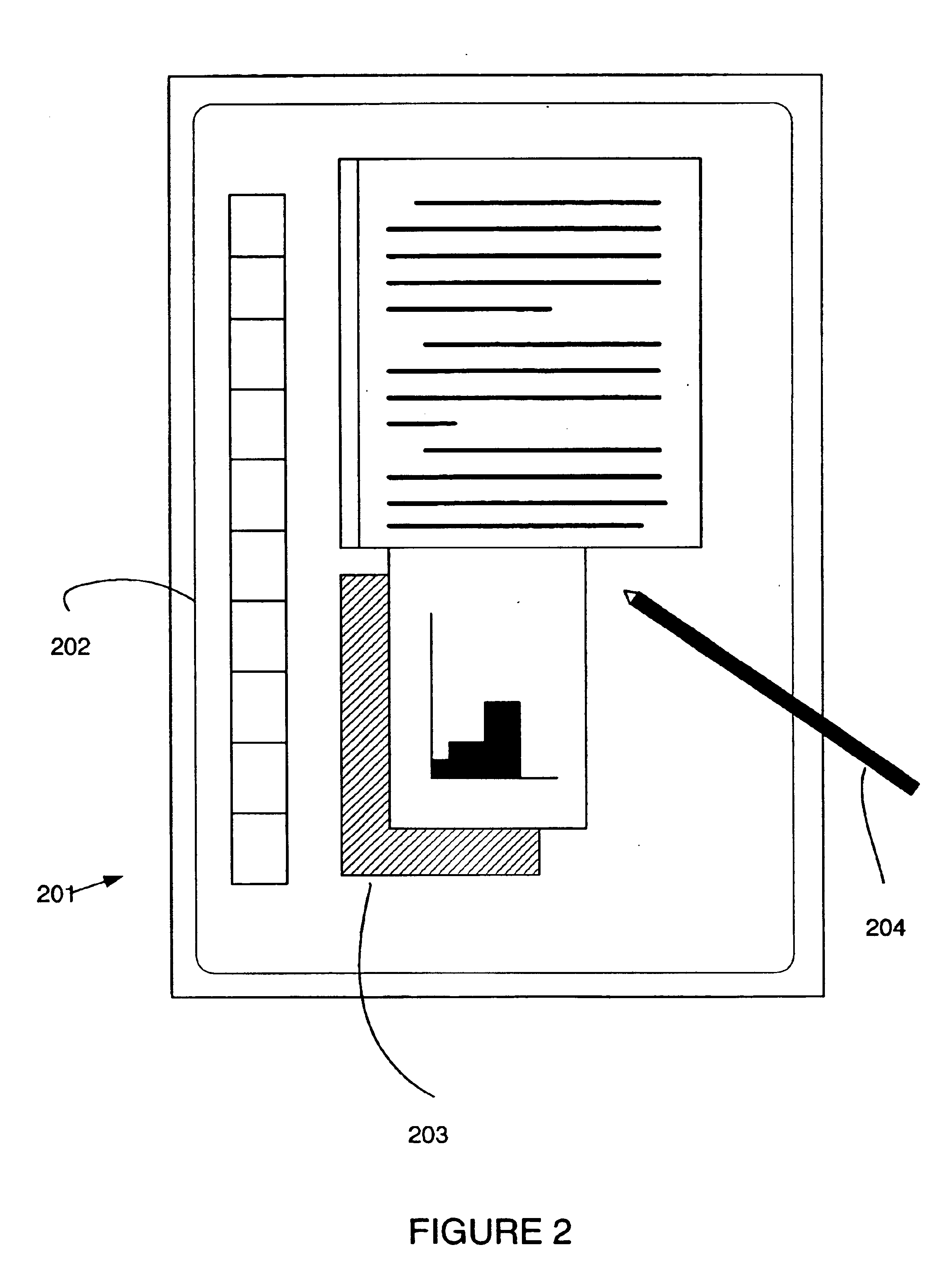 In-situ digital inking for applications