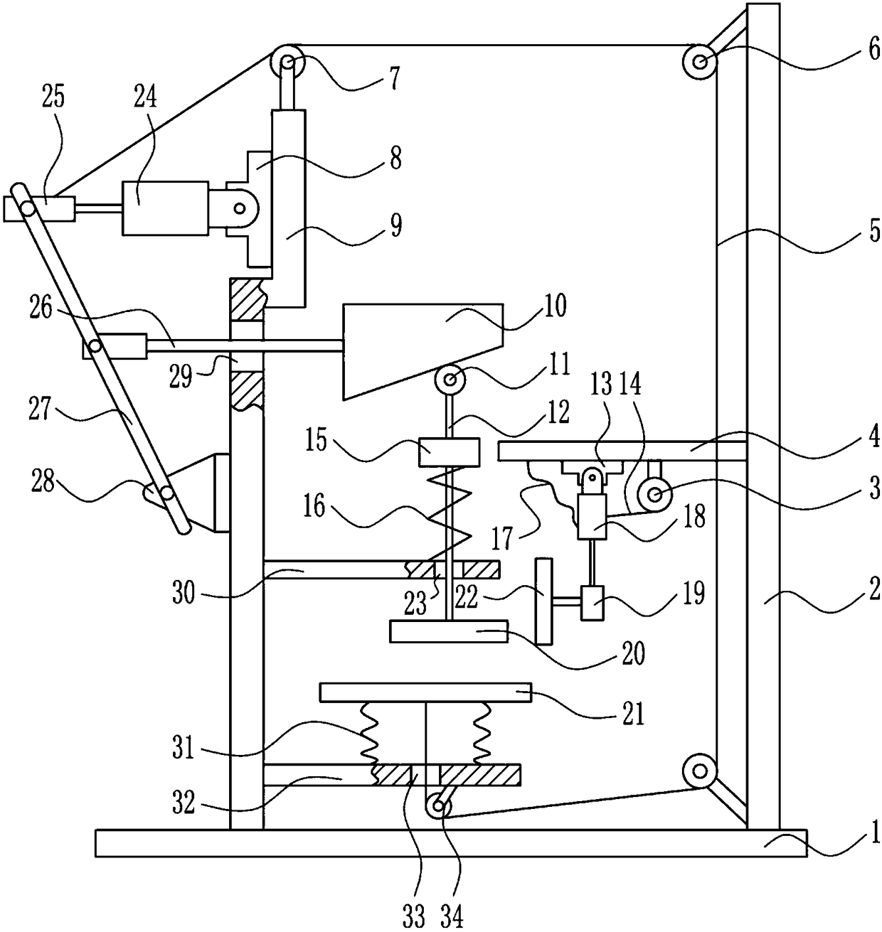 A device for grinding uniform edges and corners of mosaic tiles