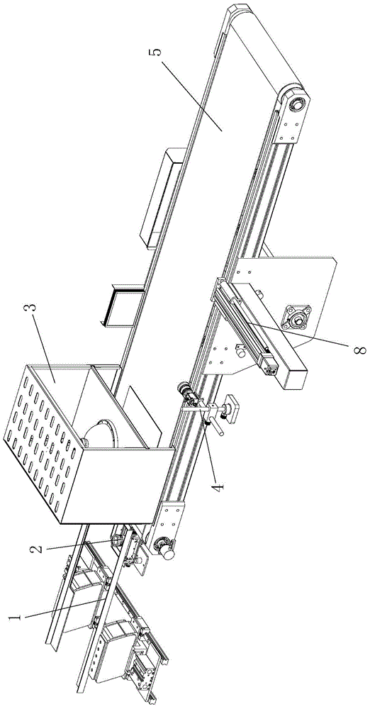 Waste elimination mechanism of automatic PCB sorting machine