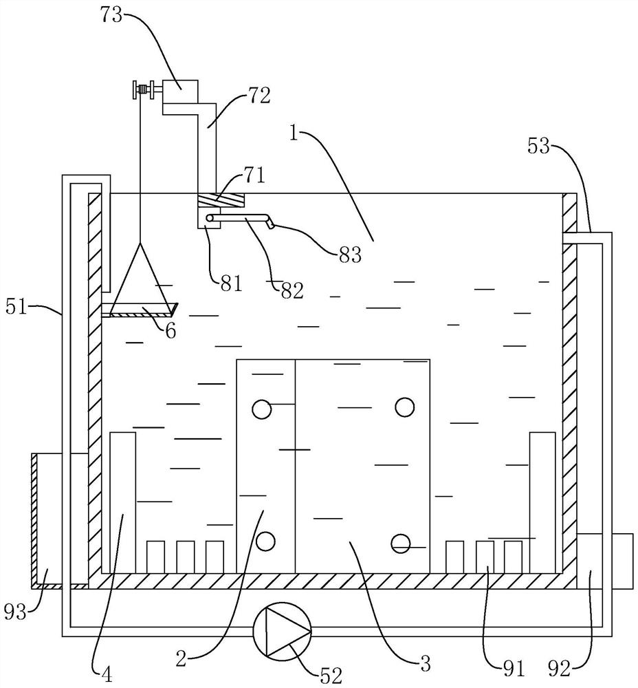 High-chlorine high-ammonia-nitrogen wastewater treatment device with three-dimensional electrode