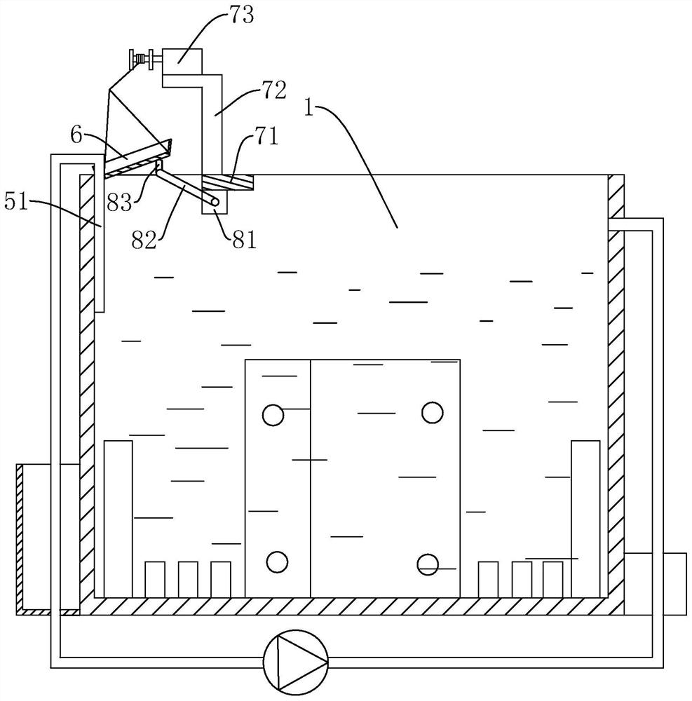 High-chlorine high-ammonia-nitrogen wastewater treatment device with three-dimensional electrode