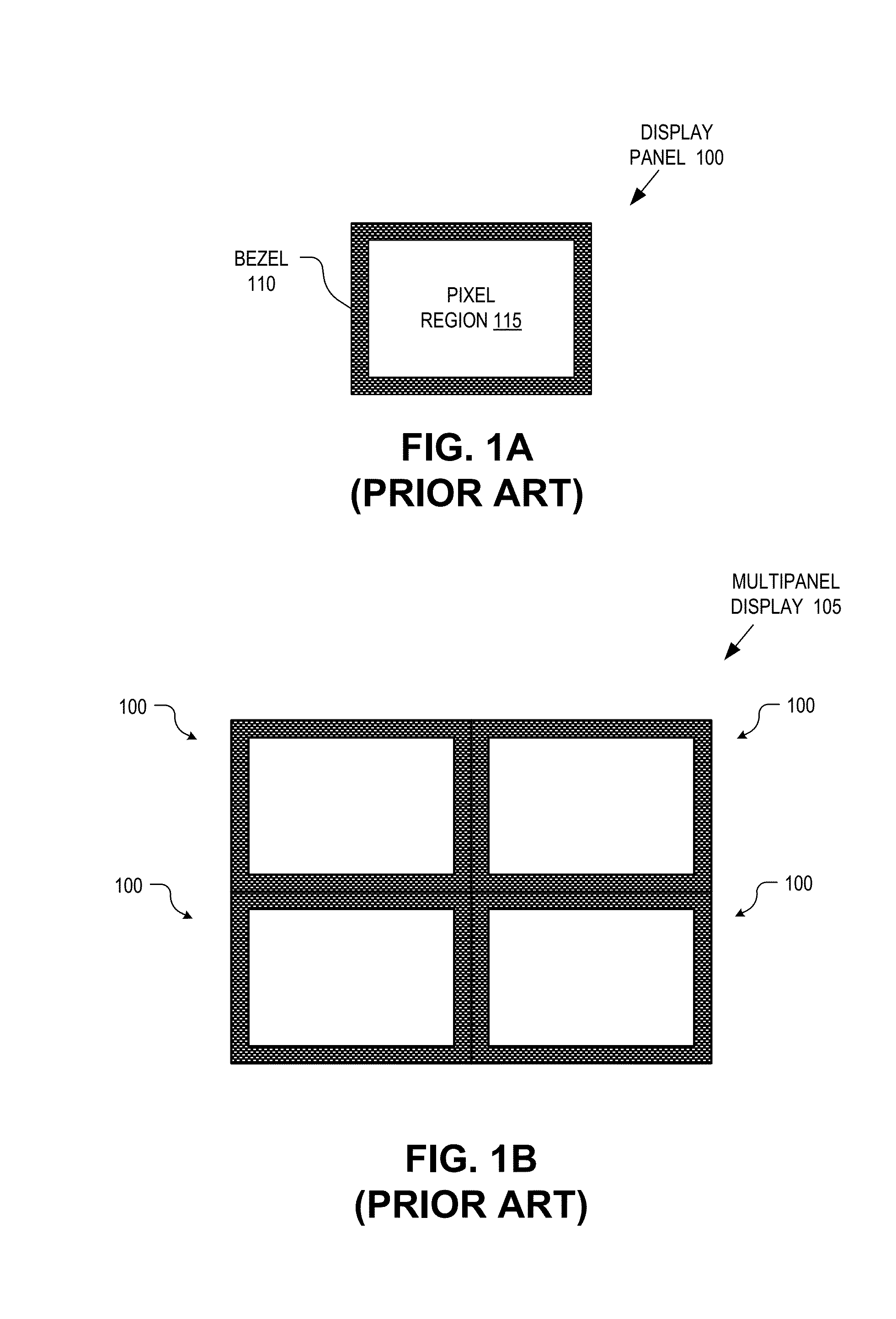 Shadow casting alignment technique for seamless displays